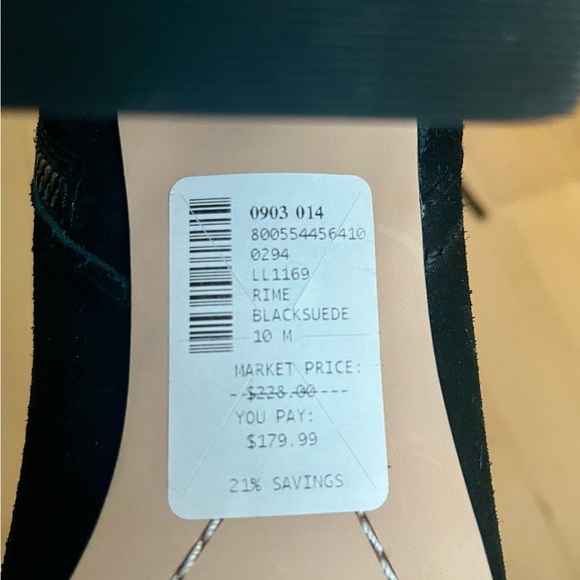 SPLENDID Rime Knee-high Suede Boots In Black Size 10 - Picture 2 of 5